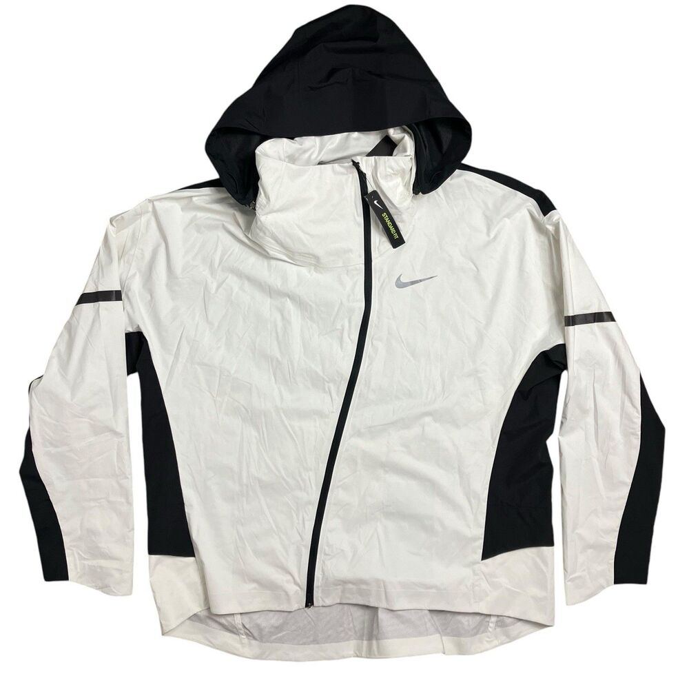 Nike RUN Jacket Womens XL White‎ Supercharge High Reflection Running BV3858-133